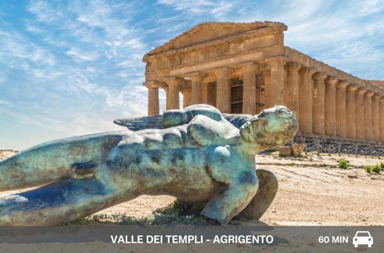 Centro Storico Sciacca - Casa Di Pisa Cortile Termine Villa Exterior foto